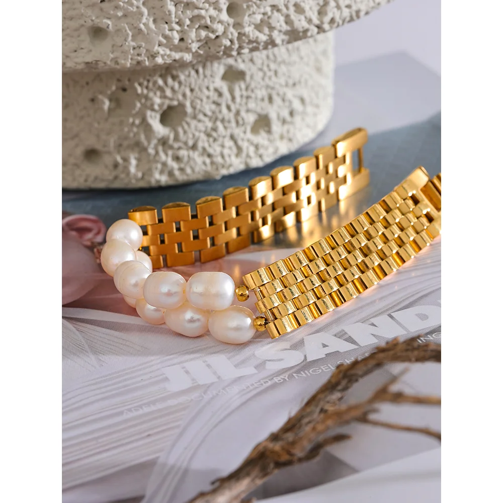 Vintage Pearl Waterproof Bracelet