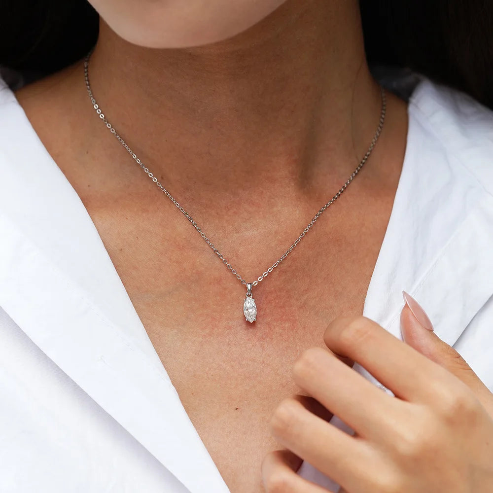 925 Moissanite Vintage Necklace