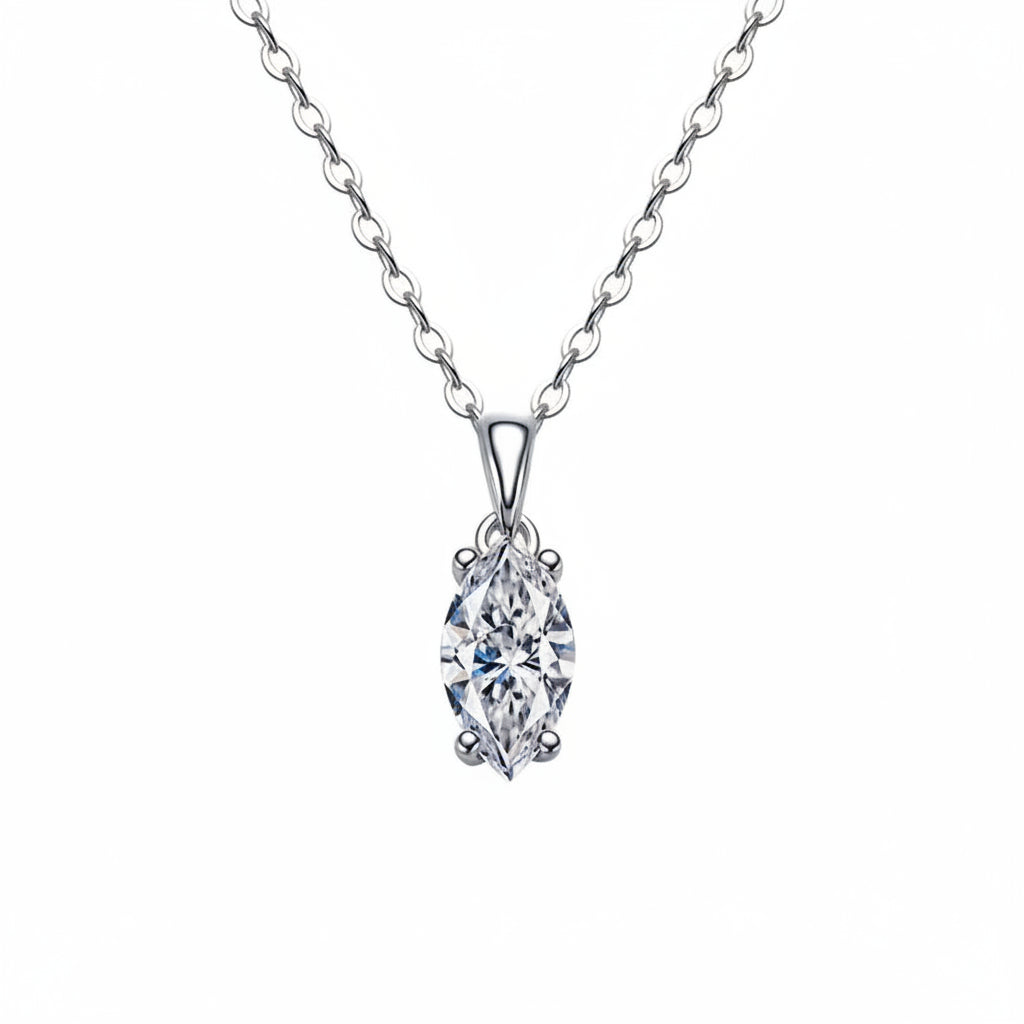 925 Moissanite Vintage Necklace