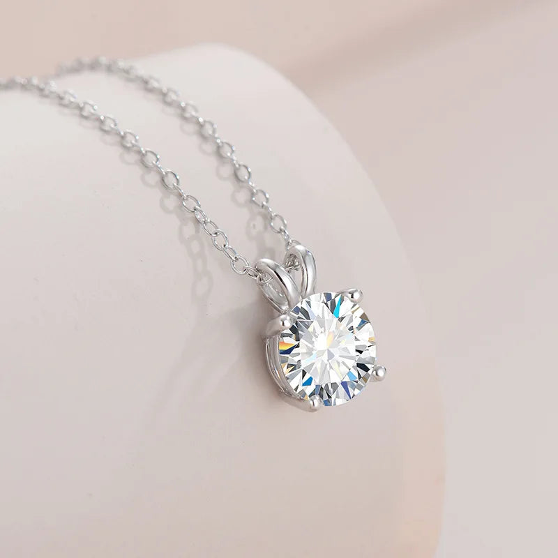 925 Moissanite Vintage Necklace