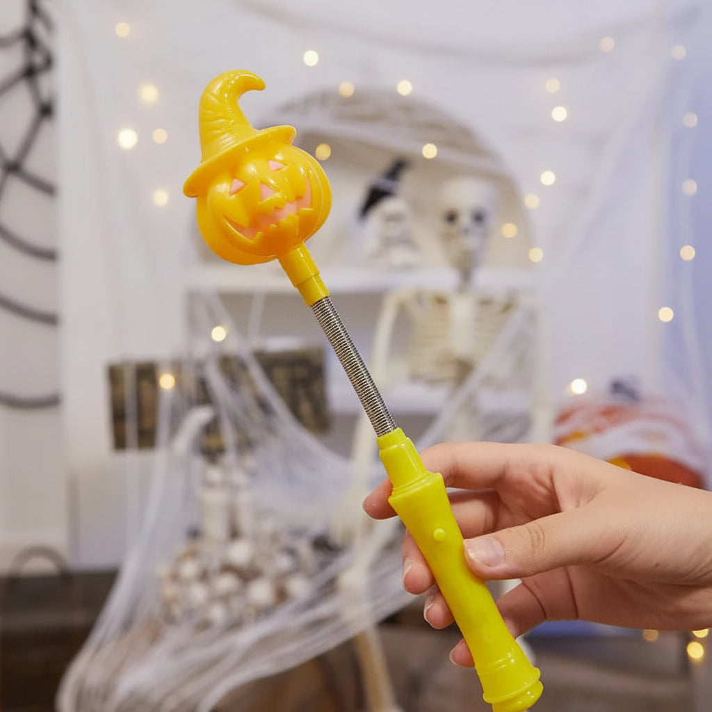 Halloween LED Pumpkin Glowing Light-Up Wand