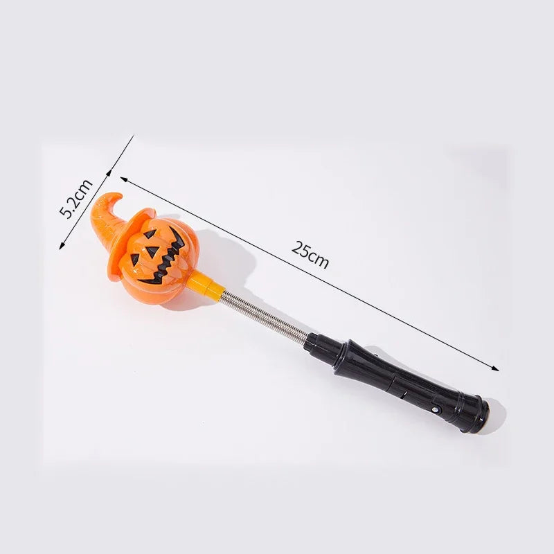 Halloween LED Pumpkin Glowing Light-Up Wand