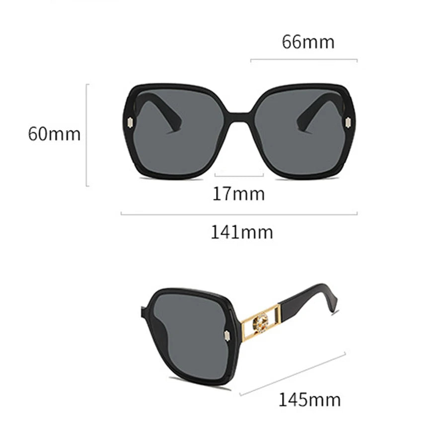 Women’s Square UV400 Sunglasses
