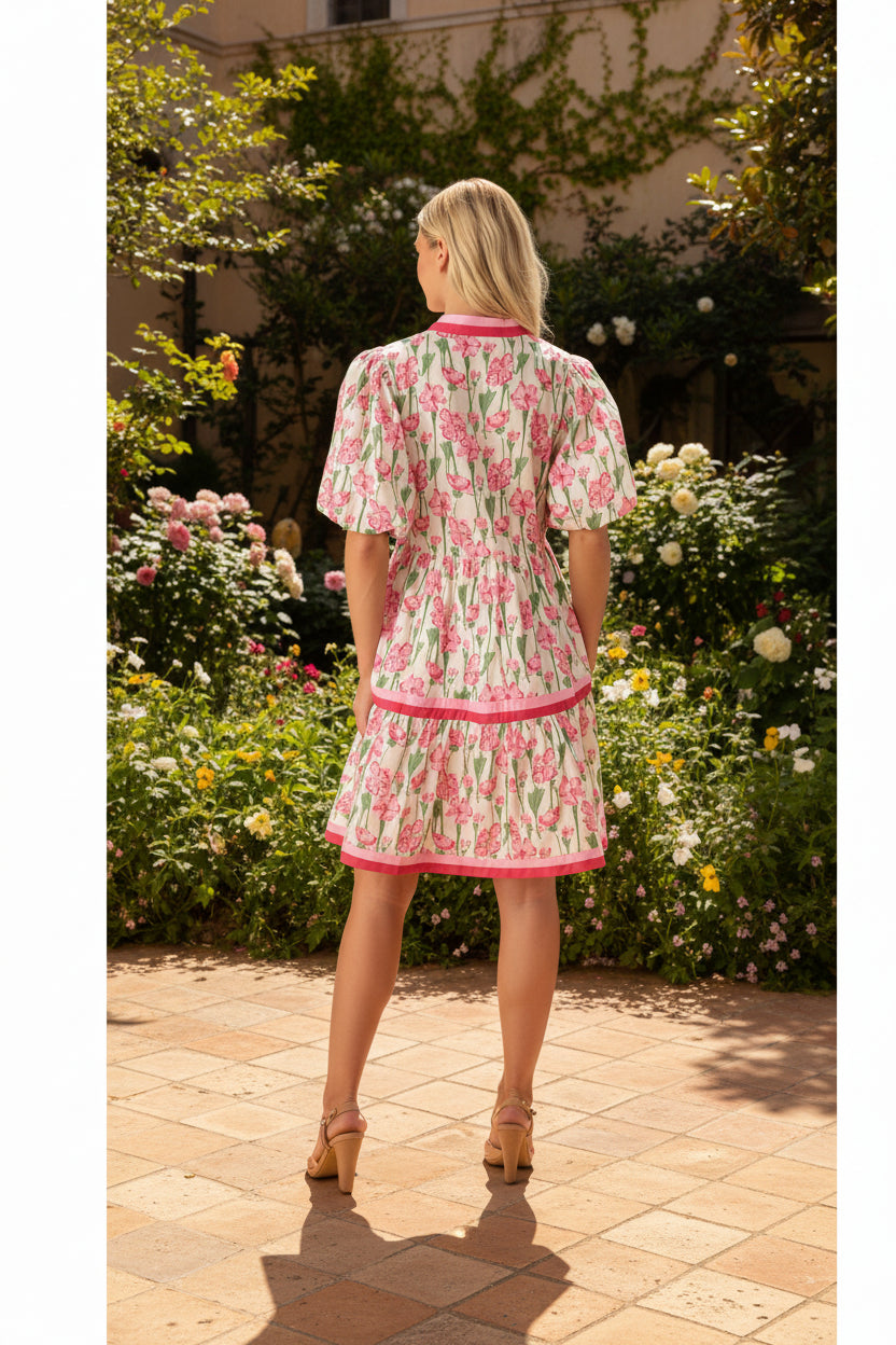 Floral Babydoll Mini Dress