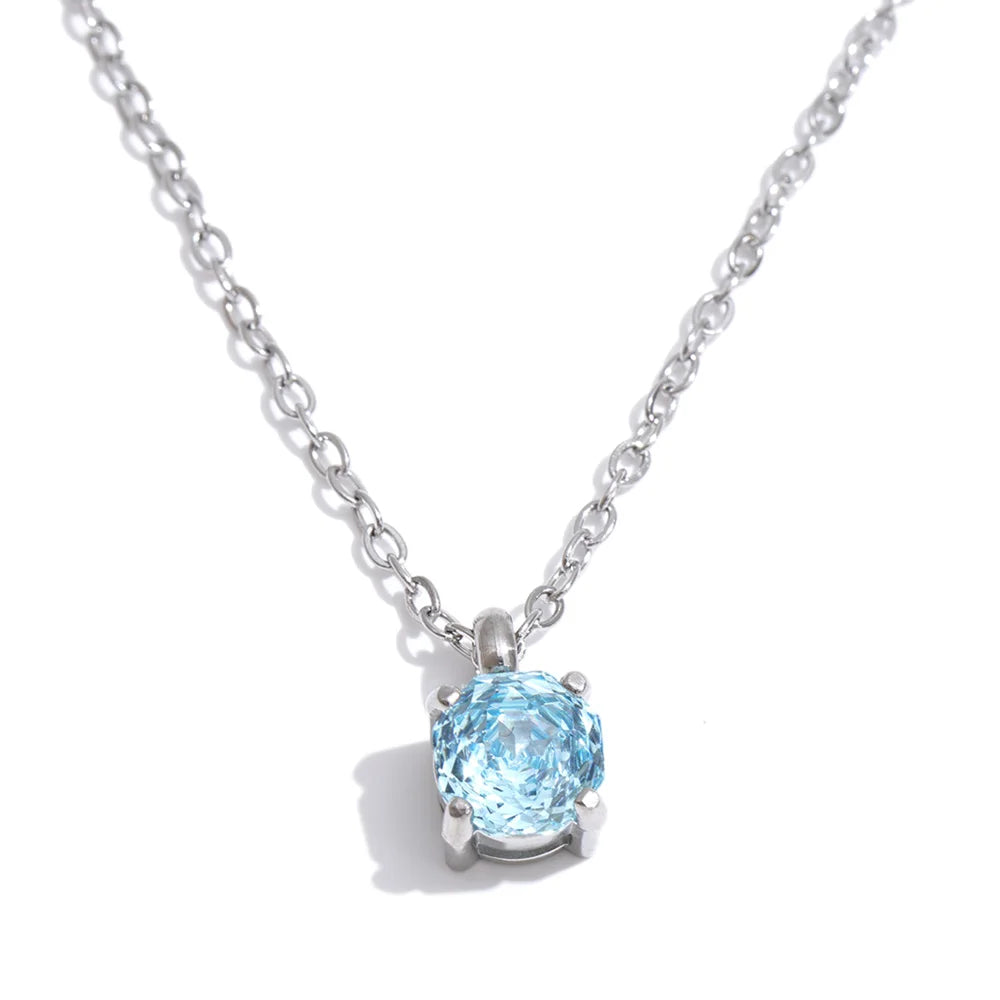 Vintage Drop Necklace Waterproof Stainless Steel