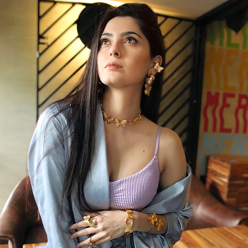 Butterfly Stainless Steel Jewelry Bracelet Ring Earrings Necklace