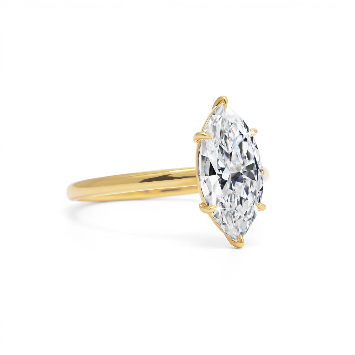 3 Carat Oval Cut Moissanite Ring