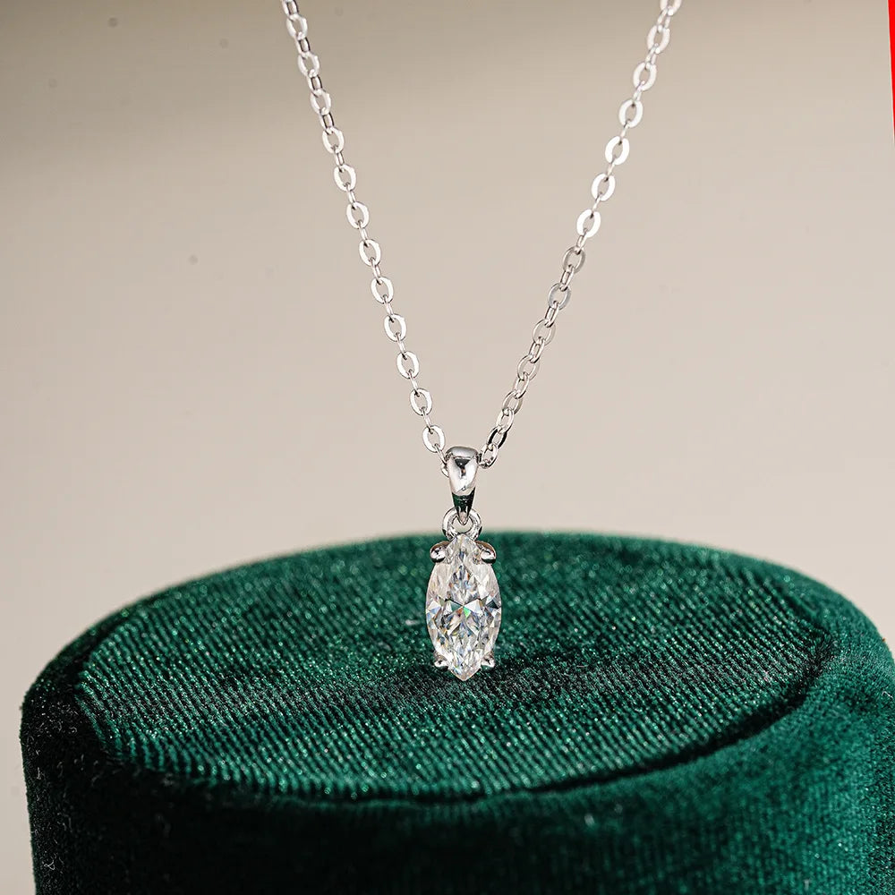 925 Moissanite Vintage Necklace