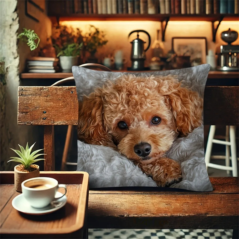 Printed Square Decorative Pillow Cover
