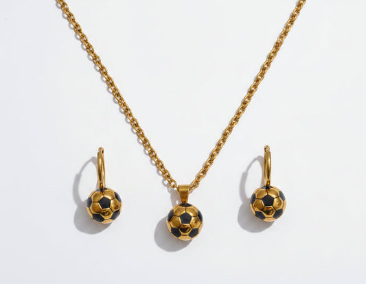 18K Gold Plated Soccer Jewelry Ball