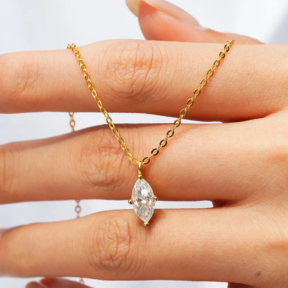 925 Moissanite Vintage Necklace