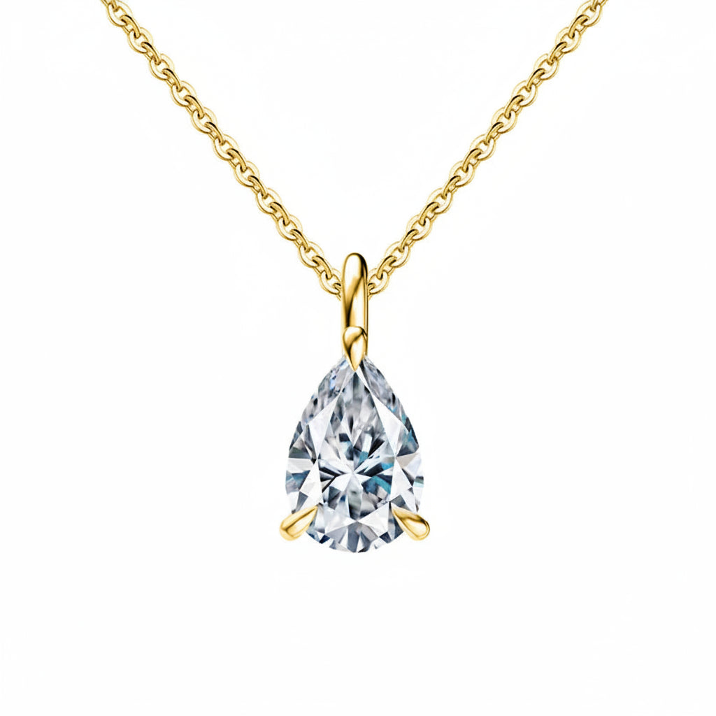 925 Moissanite Vintage Necklace