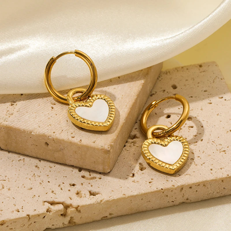 Heart Vintage Gold Plated Stainless Steel