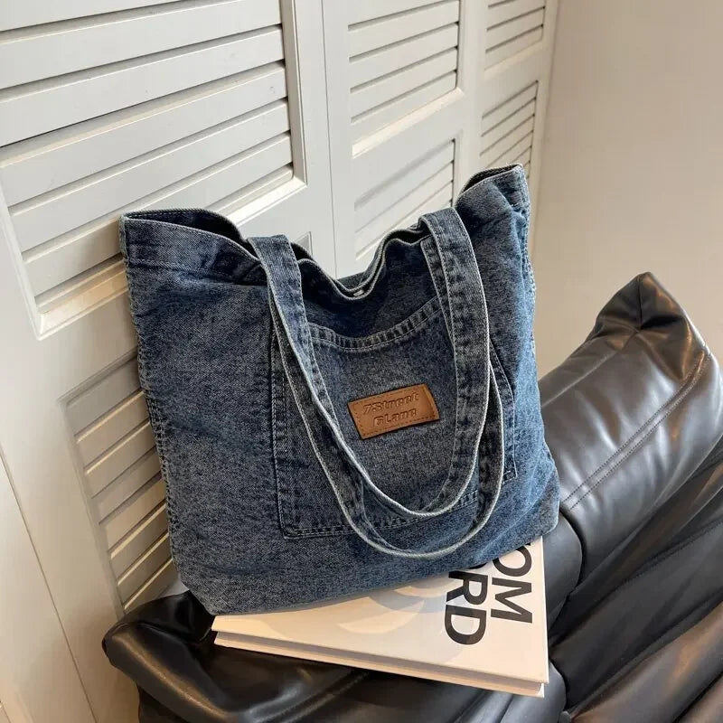 Denim Shoulder Bag