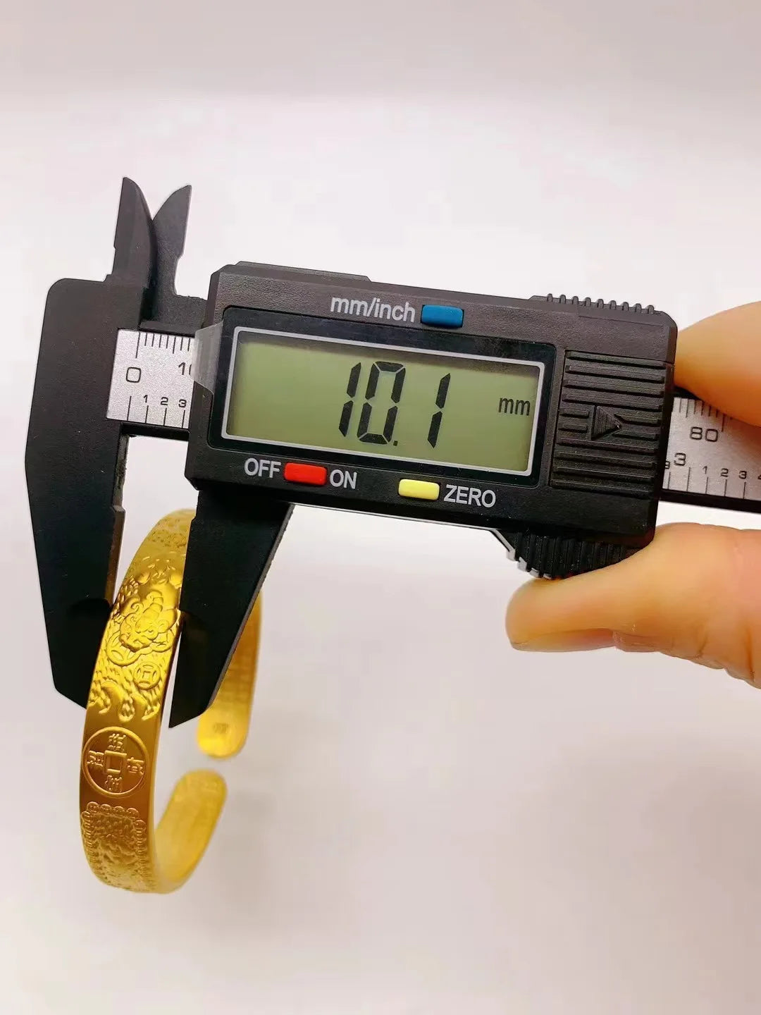 24K Gold Pi Xiu Fish Scale Open Bracelet