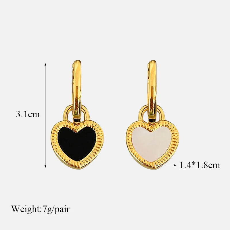 Heart Vintage Gold Plated Stainless Steel