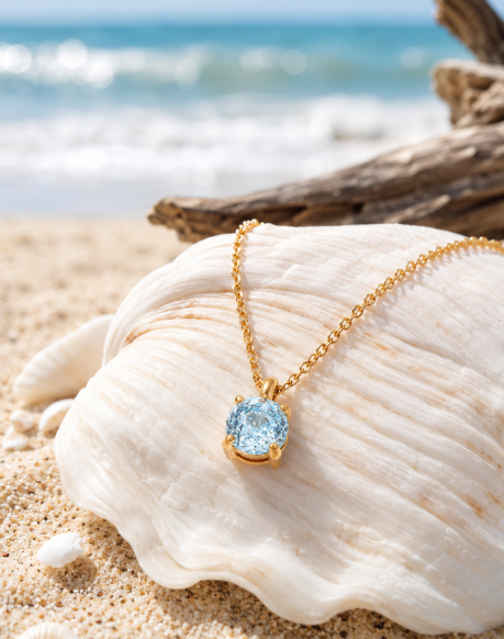 Vintage Drop Necklace Waterproof Stainless Steel