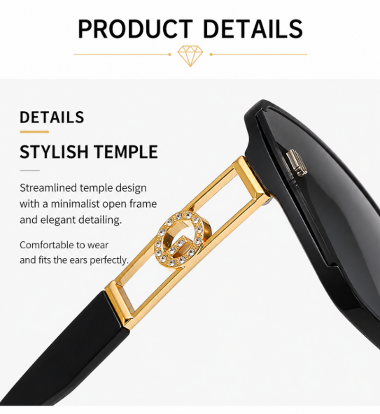 Women’s Square UV400 Sunglasses