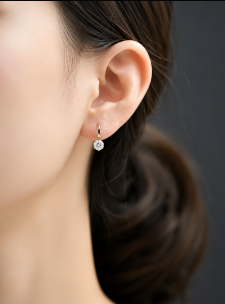 9K Gold Hoop Earrings