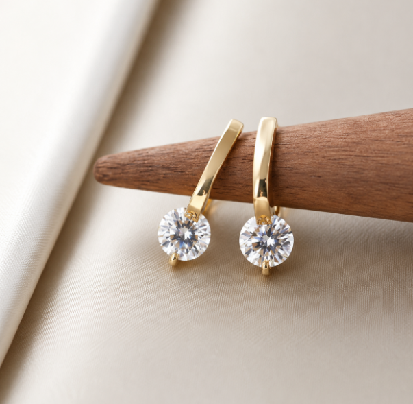 9K Gold Hoop Earrings