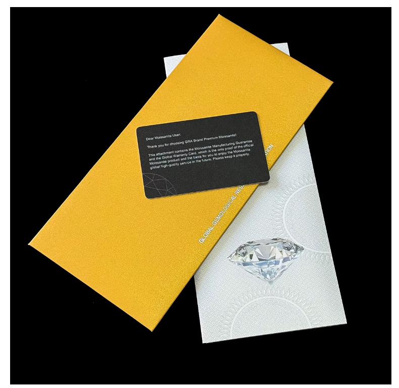 3CT Gold Moissanite Ring