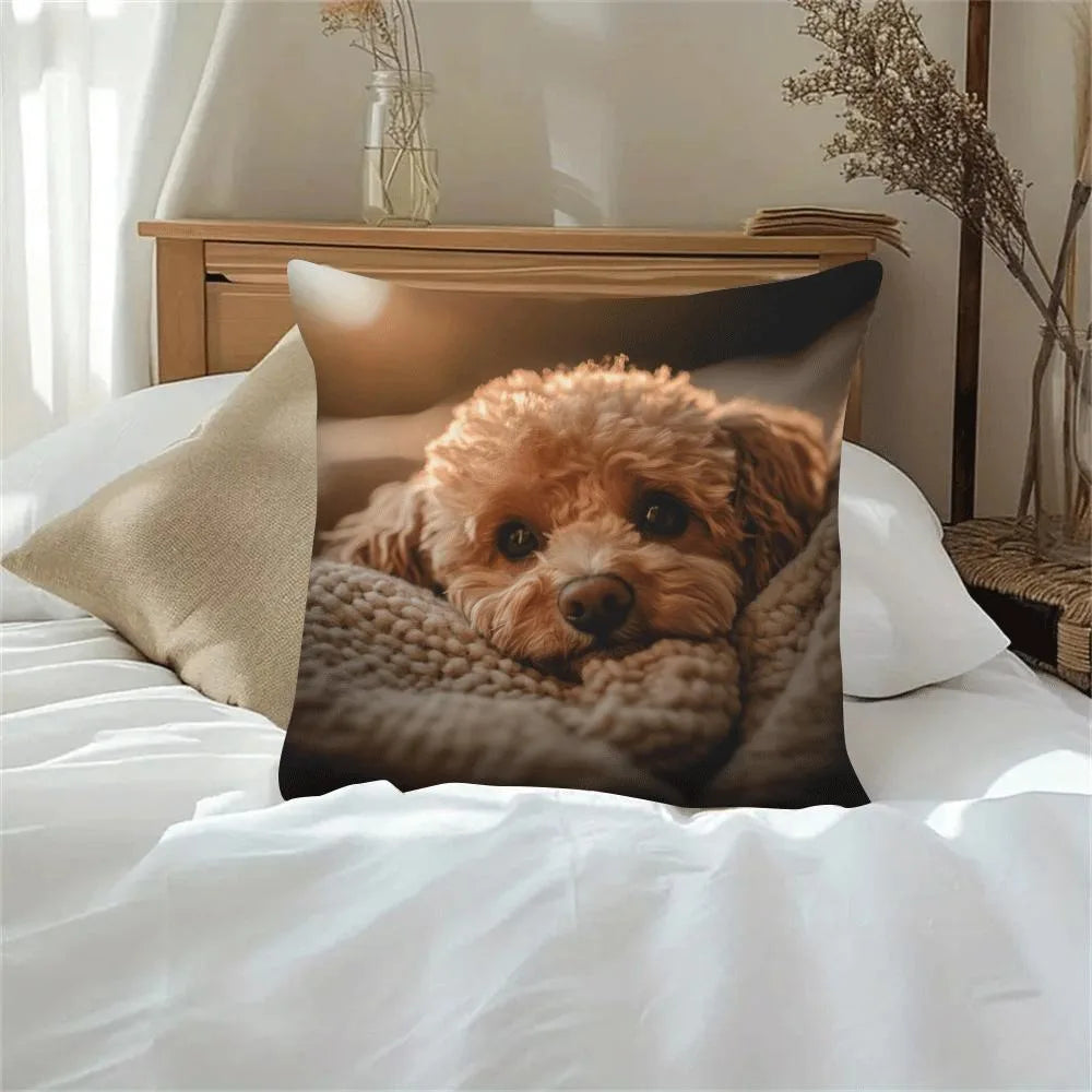 Printed Square Decorative Pillow Cover