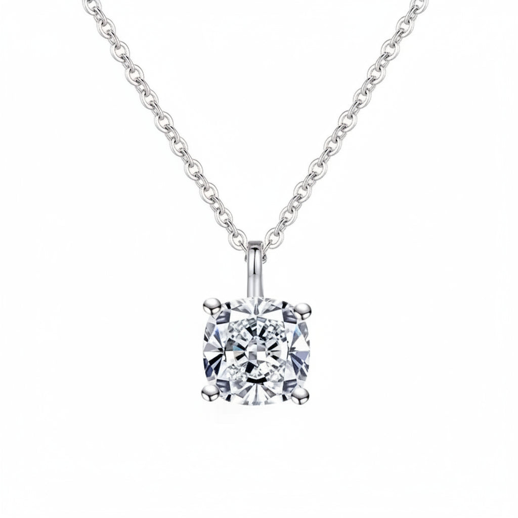925 Moissanite Vintage Necklace
