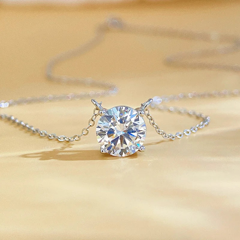 925 Moissanite Vintage Necklace