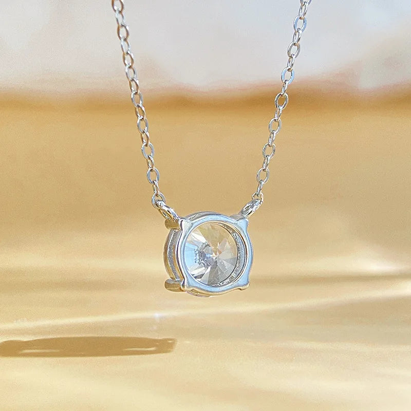 925 Moissanite Vintage Necklace