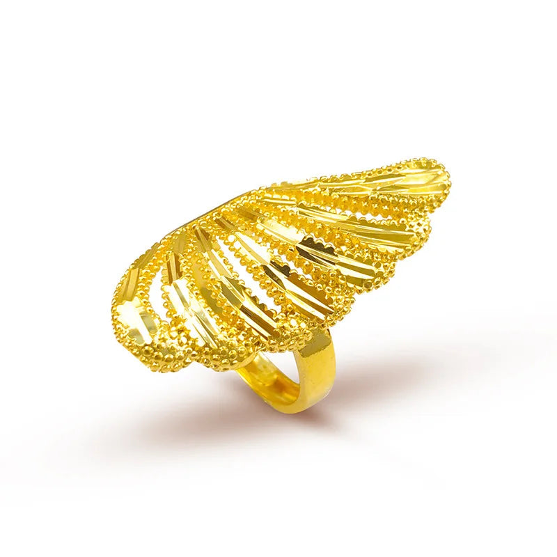 18K Gold Vintage Large Ring