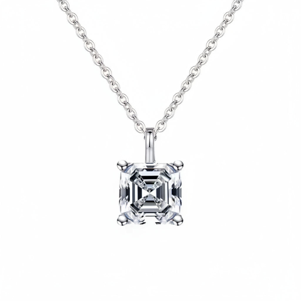 925 Moissanite Vintage Necklace