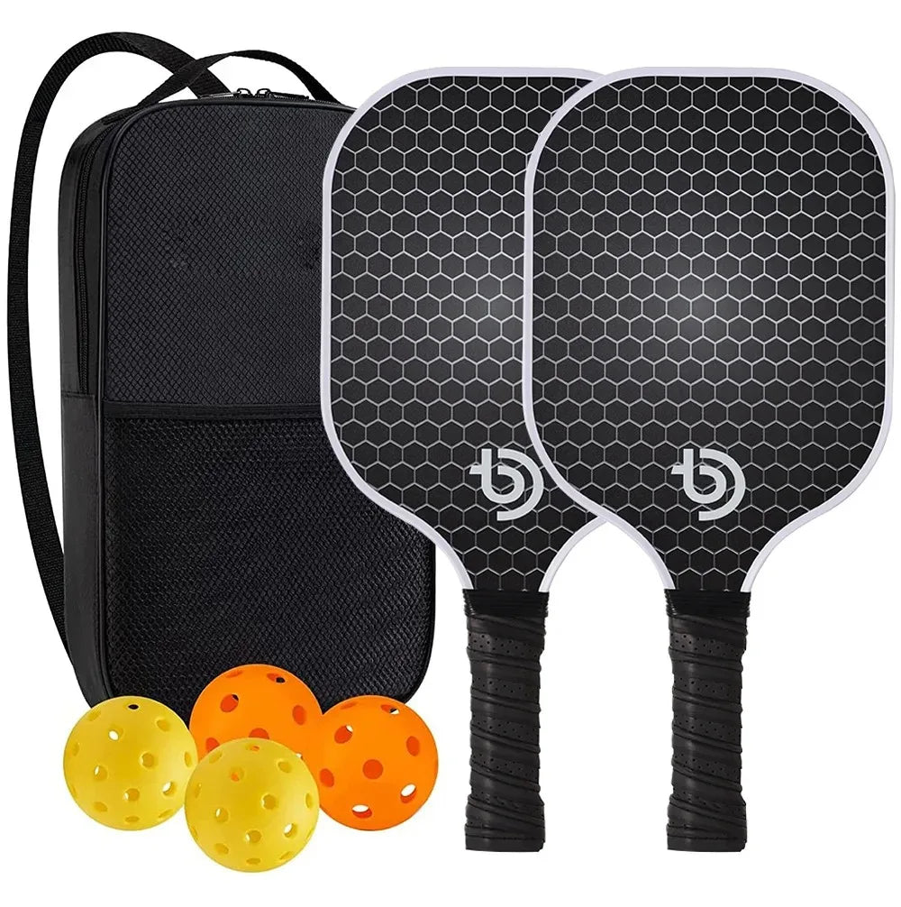 Pickleball Paddles Set – Graphite Carbon Fiber, USAPA Approved
