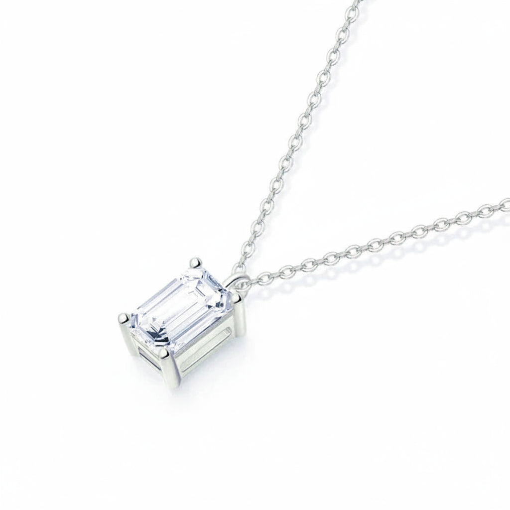 925 Moissanite Vintage Necklace