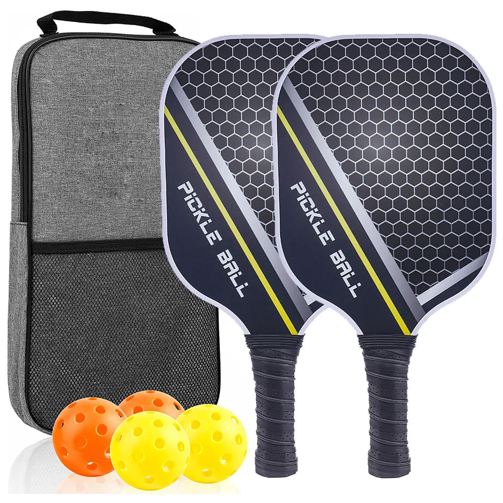 Pickleball Paddles Set – Graphite Carbon Fiber, USAPA Approved