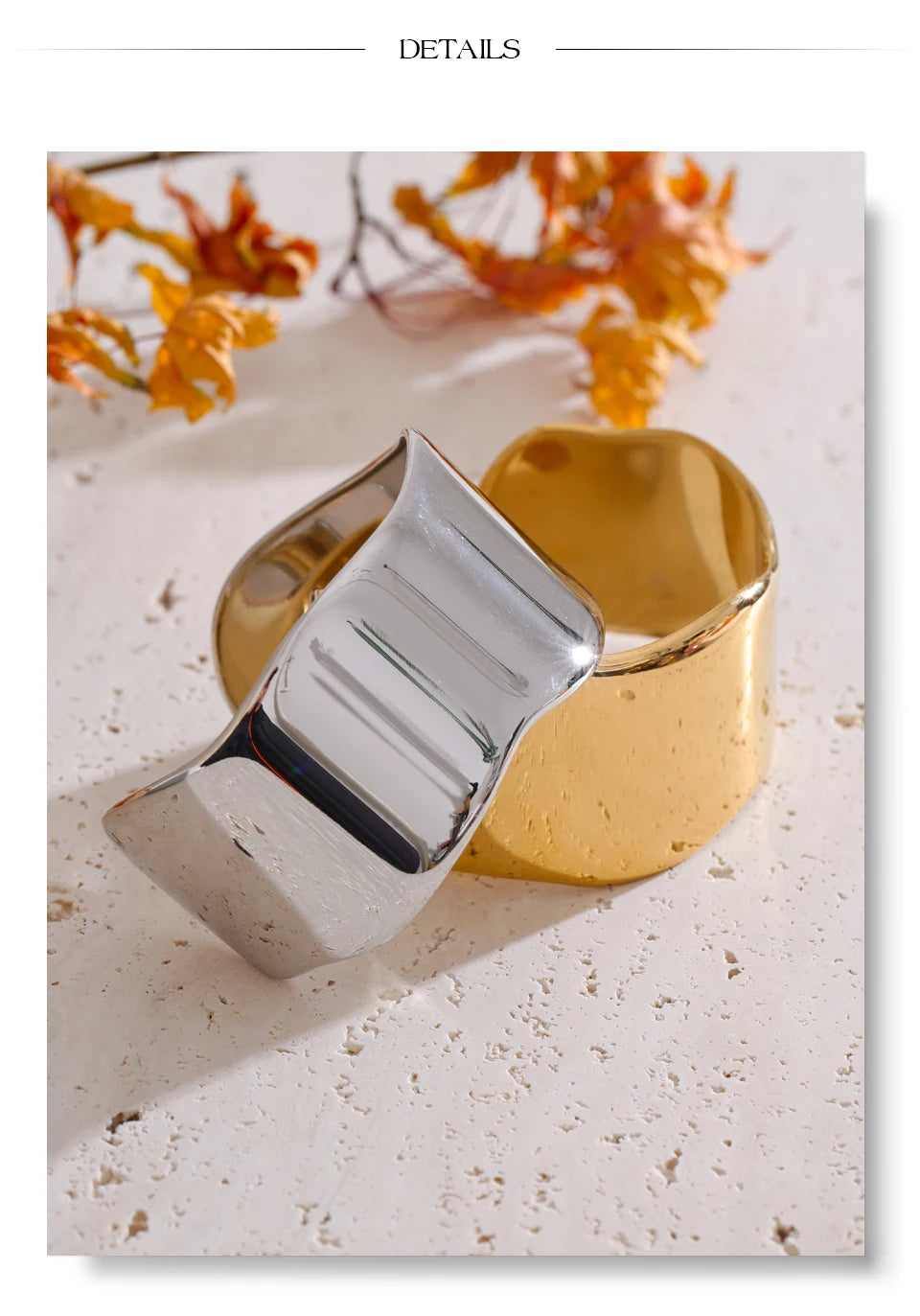 Vintage Gold Wide Bangle