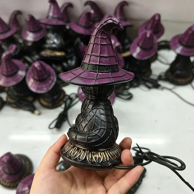 Black Cat Halloween Figurine