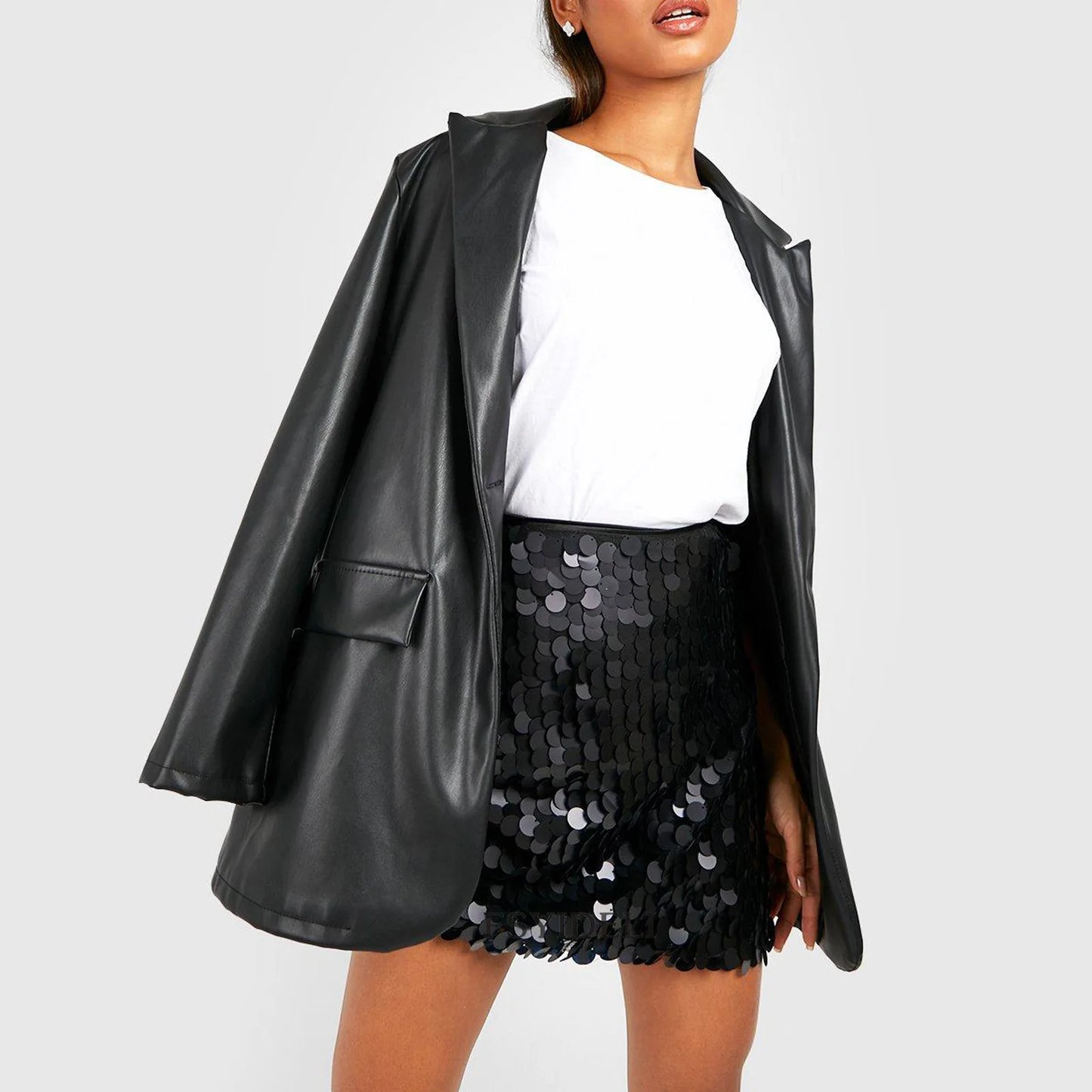 Elegant High Waist Party A-Line Skirt