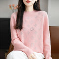 Women’s Fine Knit Half Turtleneck Sweater – Elegant Casual Style