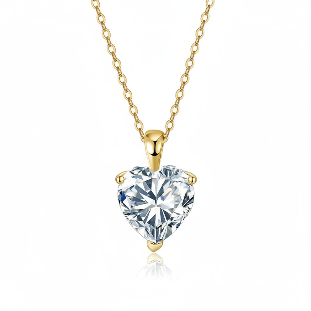 925 Moissanite Vintage Necklace