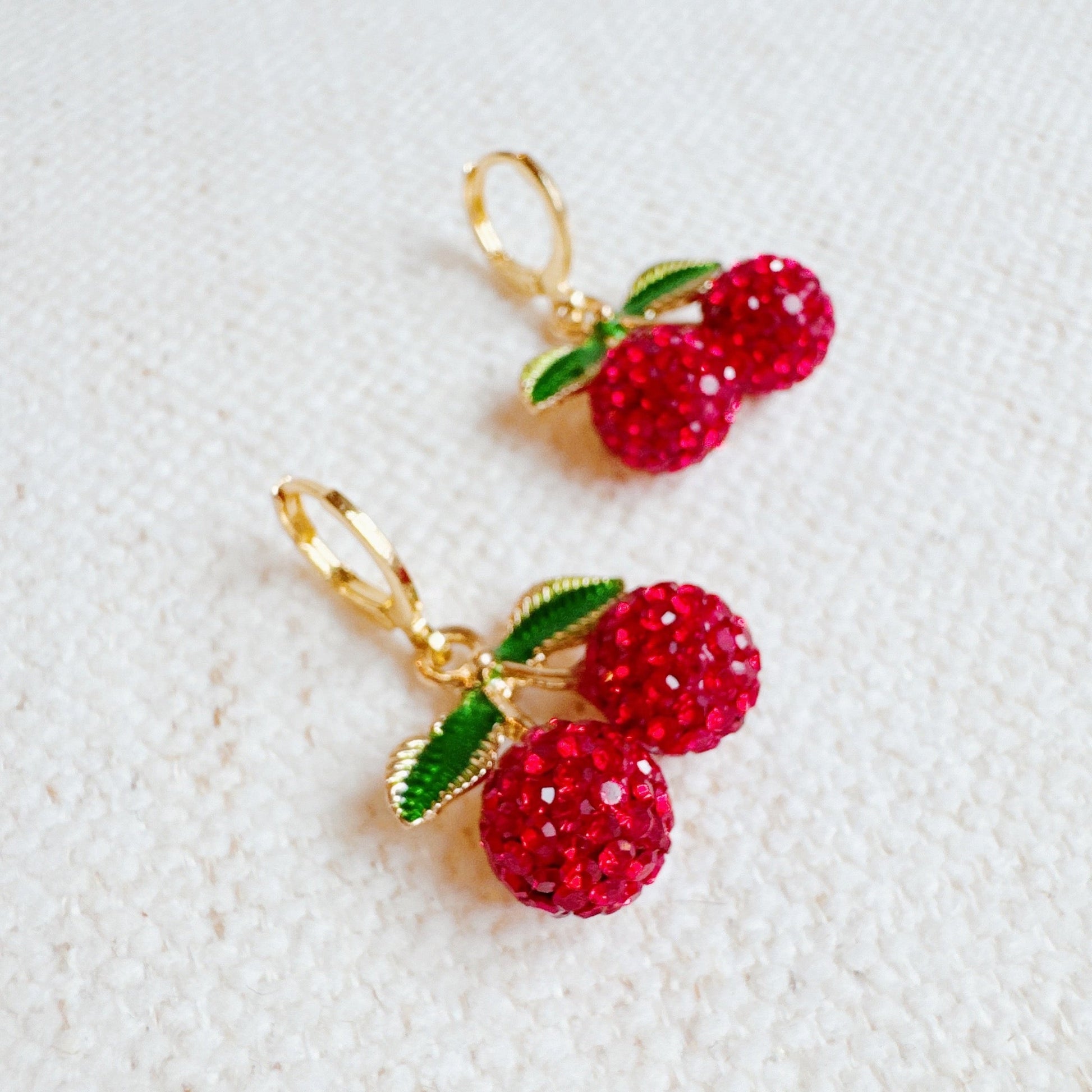 Infinity Beautiful Sweet Cherry Huggie Earrings - Infinity Beautiful Boutique