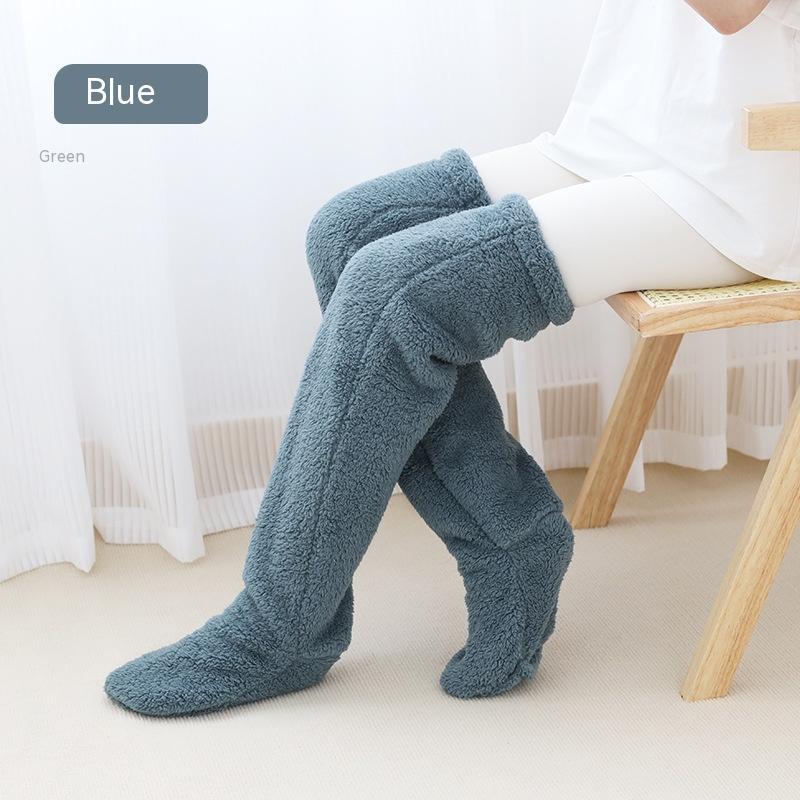 Infinity Beautiful Over-the-Knee Fuzzy Socks – Winter Warm Sleep & Lounge Stockings - Infinity Beautiful Boutique