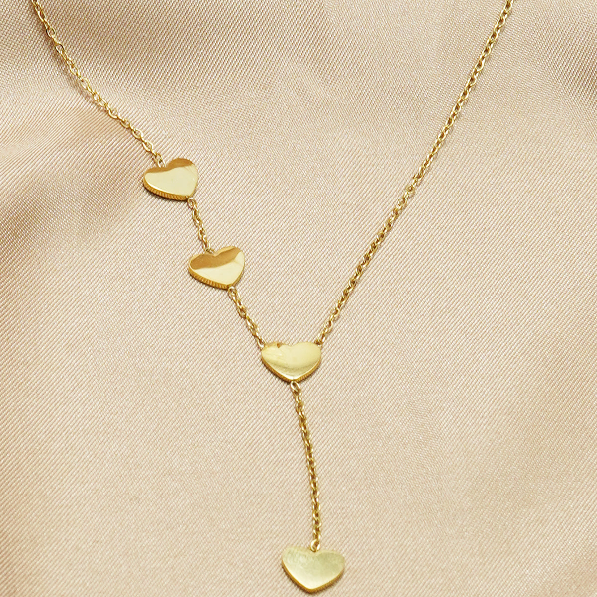 18K Gold-Plated Celestial Necklace – Butterfly & Heart Charm