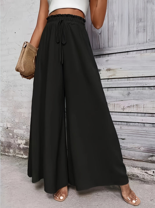 Infinity Beautiful Plus Easy Fit Pants – Wide-Leg Style with Comfy Elastic Waistband