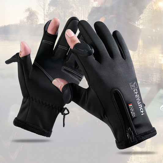 Opened-Finger Gloves Touchscreen Unisex Waterproof Windproof Warm Winter Gloves For Cycling Fishing Skiing - Infinity Beautiful Boutique
