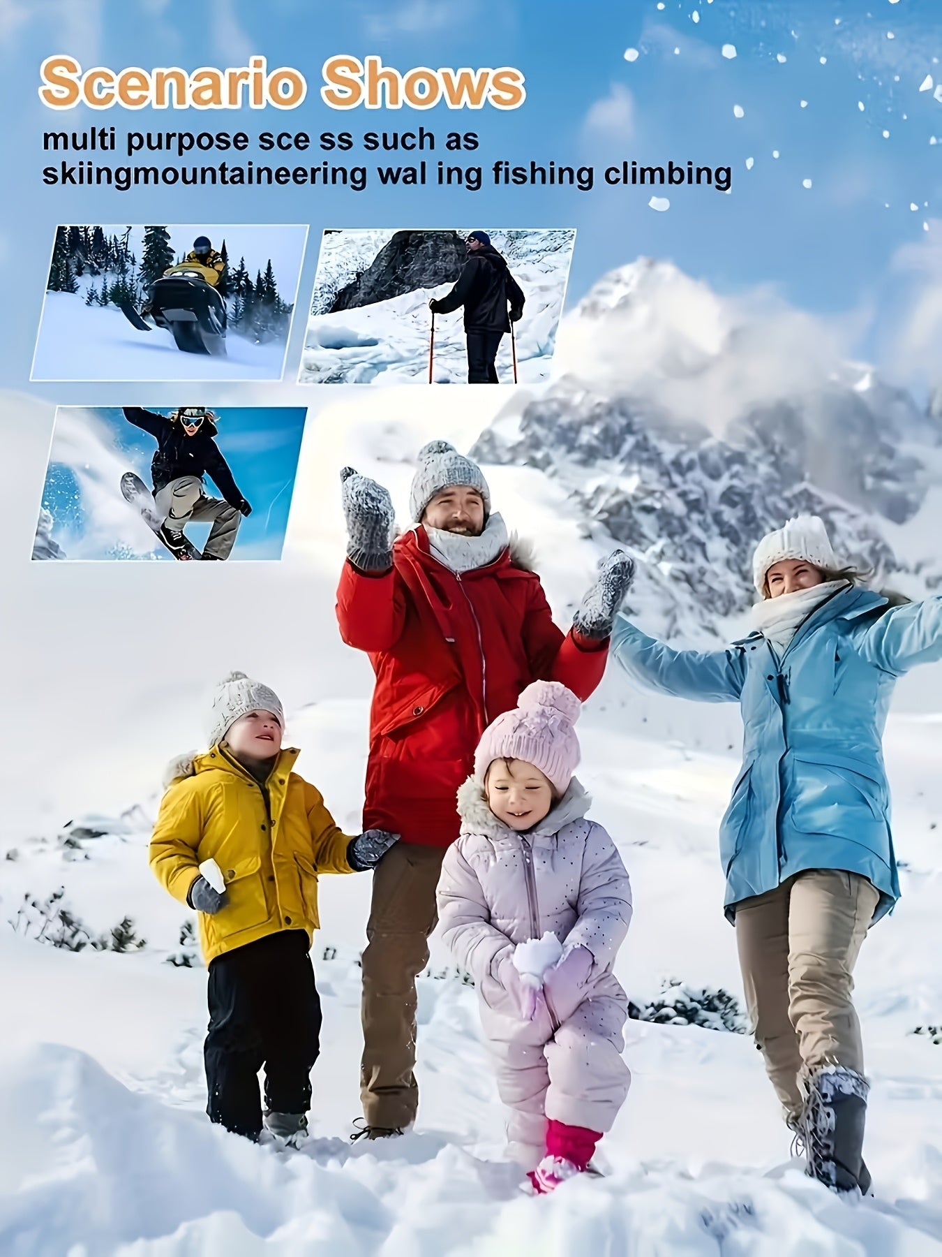 Heated Jacket with 21 Heating Zones – Unisex Winter Outdoor Jacket, 3 Heat Levels