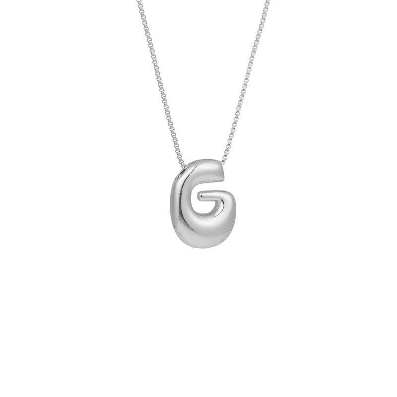 Gold Letter Initial Necklace – Statement Chain Jewelry