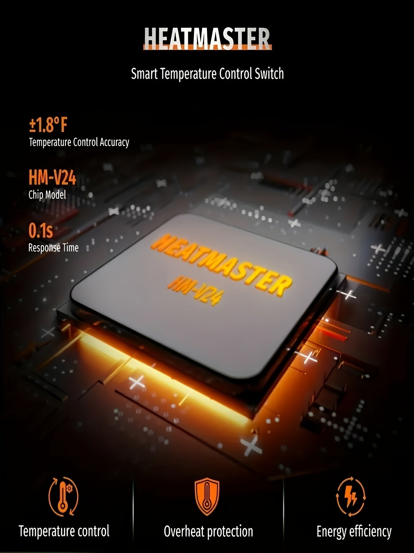 Heated Jacket with 21 Heating Zones – Unisex Winter Outdoor Jacket, 3 Heat Levels