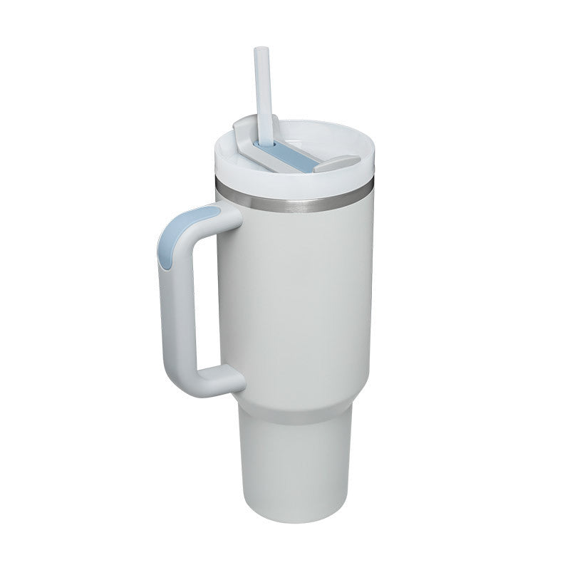 40oz Tumbler – Insulated Stainless Steel with Handle & Straw - Infinity Beautiful Boutique