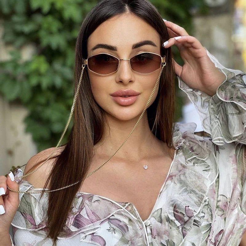 Infinity Beautiful Women’s Chain Sunglasses – Korean Style Fashion Eyewear - Infinity Beautiful Boutique