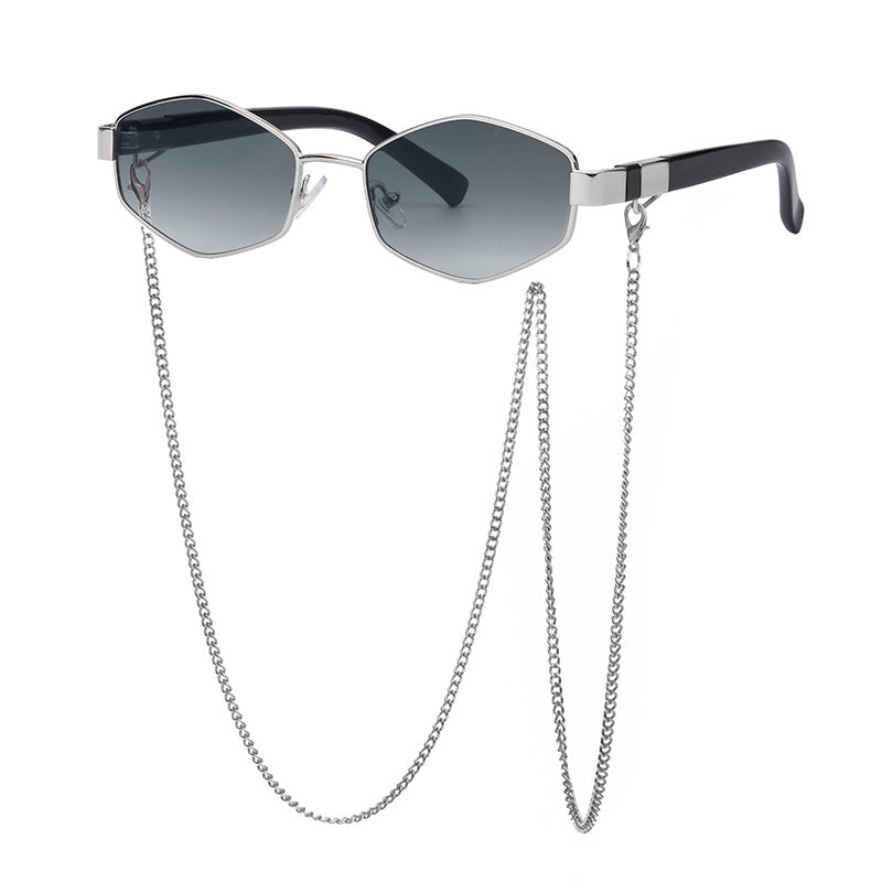 Infinity Beautiful Women’s Chain Sunglasses – Korean Style Fashion Eyewear - Infinity Beautiful Boutique